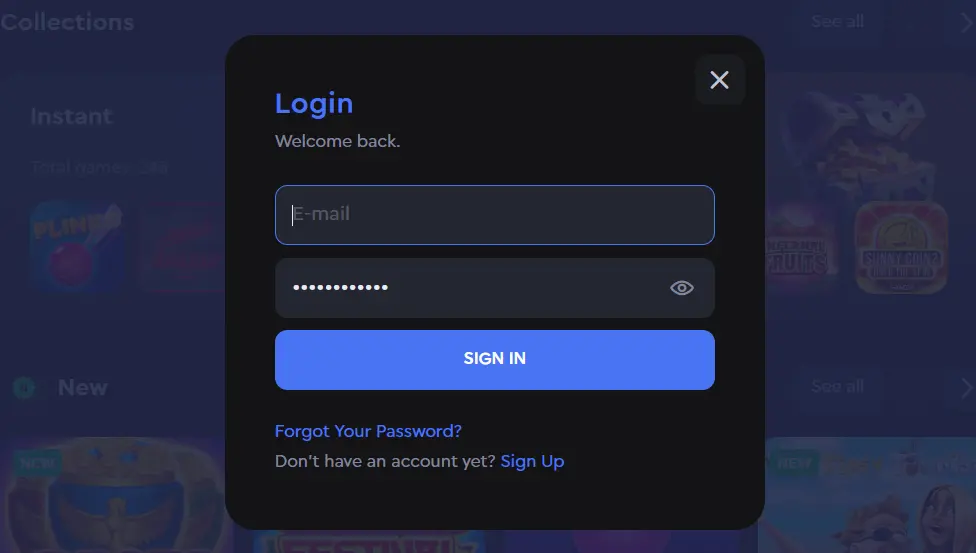 sky crown casino login